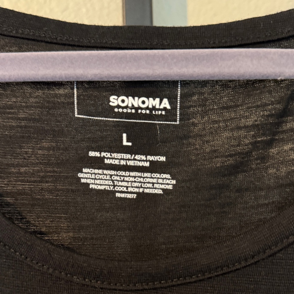 Sonoma Elegant Black Maxi Dress Size Large - Picture 2 of 4